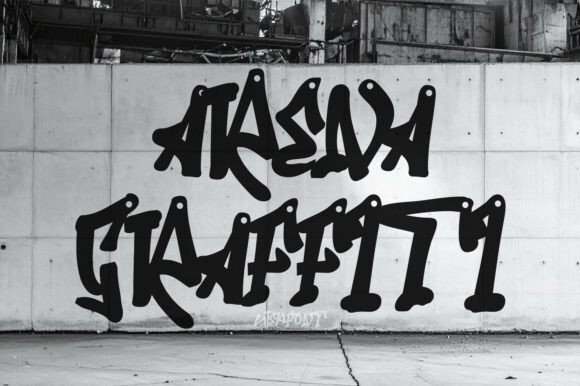 Arena Graffiti: The Bold Display Typeface for Street-Style Crafts