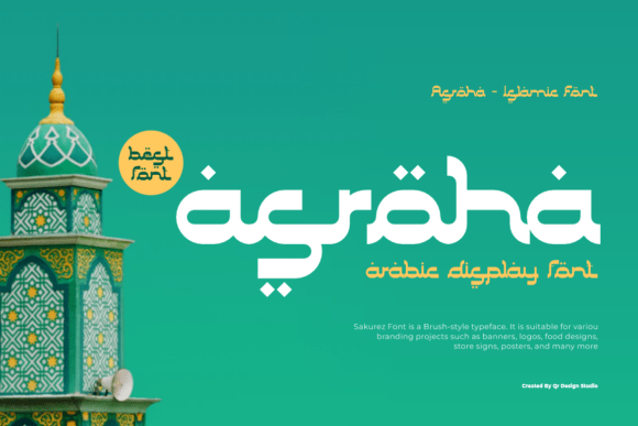 Asroha: The Premium Arabic-Style Display Font for Handmade Brands