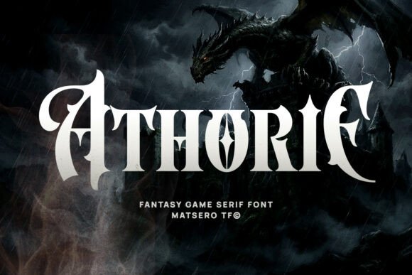 Athorie: A Bold Fantasy Serif for Cinematic Branding