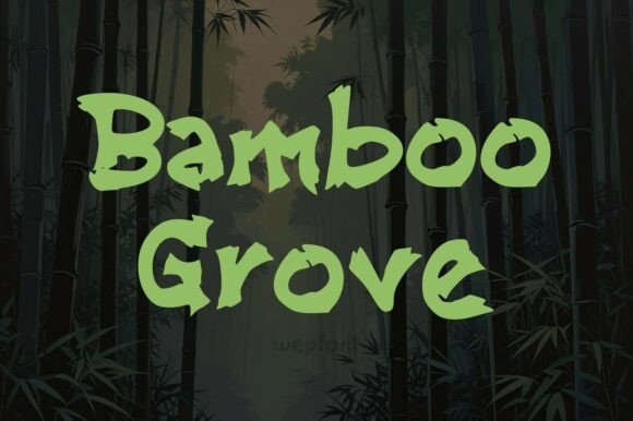 Bamboo Grove: The Premium Display Typeface for Scroll-Stopping Visuals