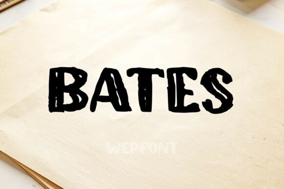 Bates Display Font Review for Bold Brand Identity