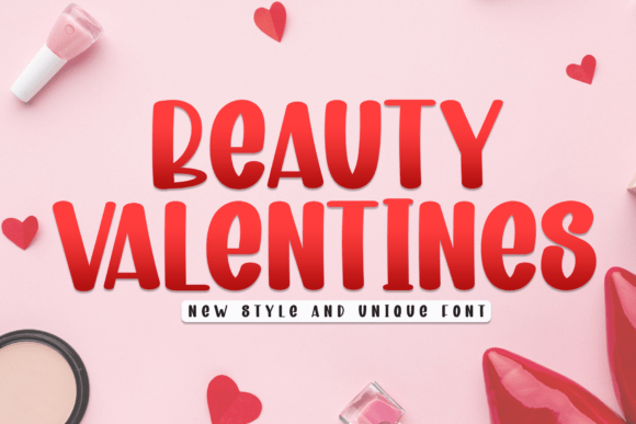 Beauty Valentines: A Joyful Display Typeface for Branding