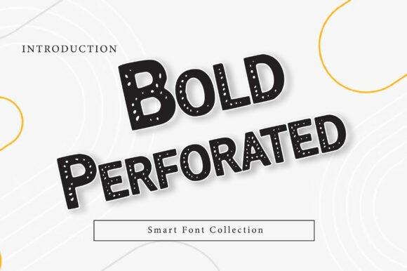 Bold Perforated: A Unique Display Typeface for Modern Digital Brands