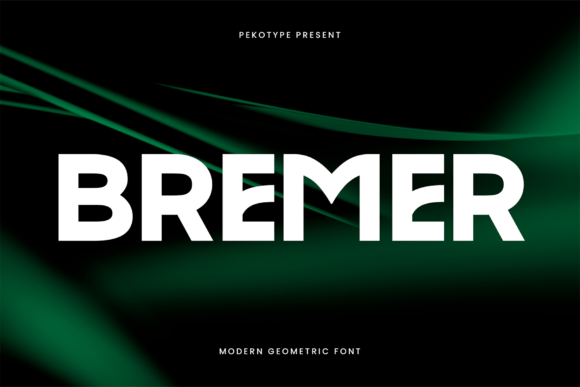 Bremer: The Modern Geometric Typeface for Polished Branding