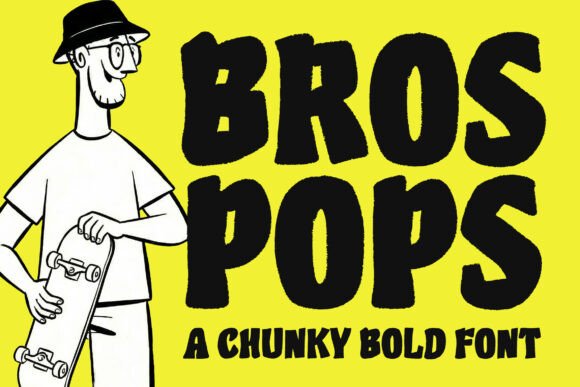 Bros Pops: The Bold Display Font for High-Impact Web Design