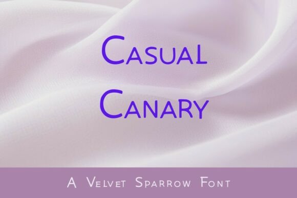 Casual Canary: A Relaxed Display Typeface for Friendly Branding