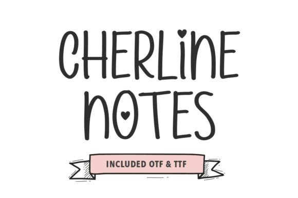 Cherline Notes: A Premium Display Typeface for Bold Campaigns