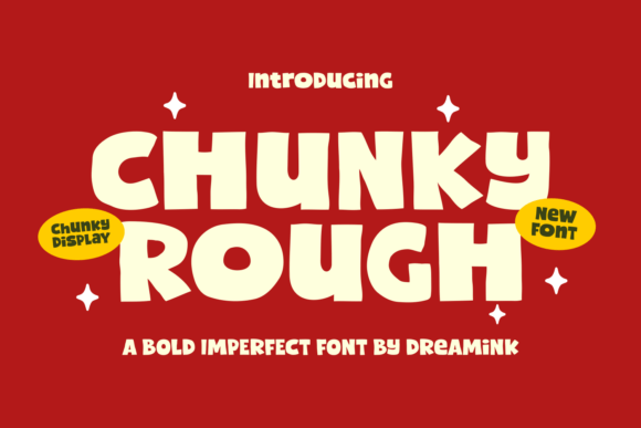 Chunky Rough: The Bold Display Font for Editorial Design