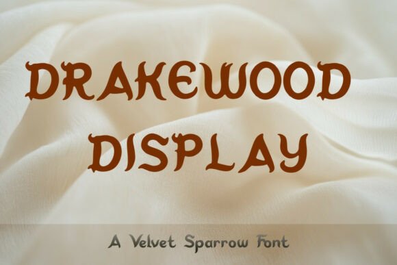 Drakewood Display: The Premium Typeface for Scroll-Stopping Visuals