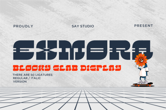Exmora: The Retro-Futuristic Display Font for Bold Campaigns