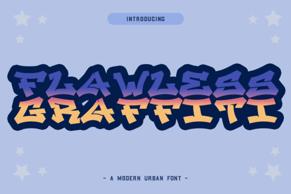 Flawless Graffiti: The Bold Display Font for Street-Style Campaigns