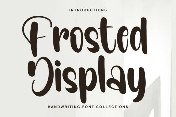 Frosted Display: The Bold Typeface for Scroll-Stopping Campaigns