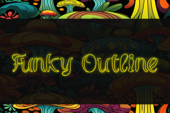 Funky Outline: The Bold Display Font for Memorable Branding