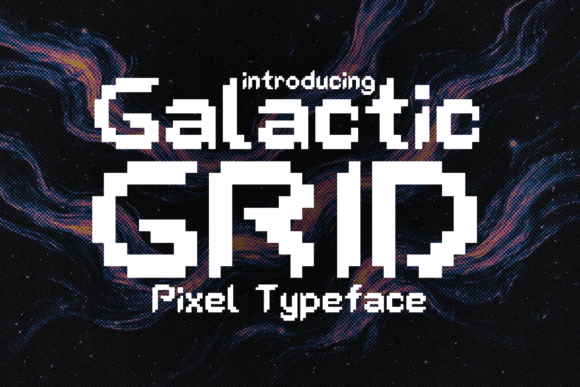 Galactic Grid: The Pixel Font for Modern Brand Identity