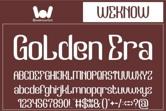 Golden Era: The Premium Display Typeface for Retro Campaigns