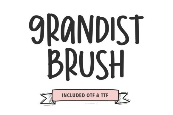 Grandest Brush: The Handwritten Display Font for Bold Web Design