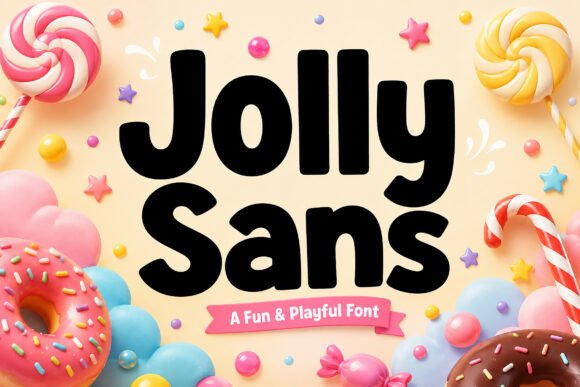 Jolly Sans: The Cheerful Display Typeface for Bold Campaigns