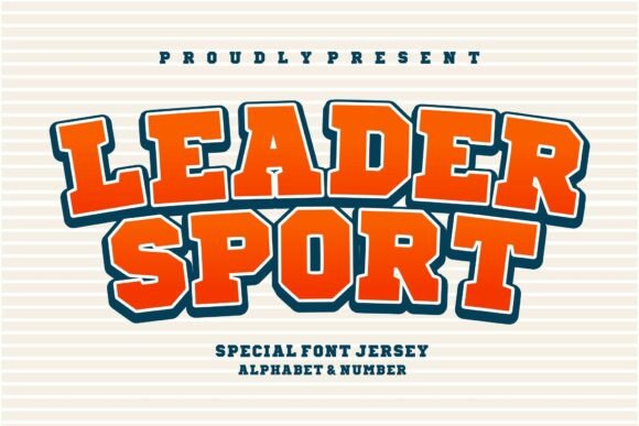 Leader Sport: The Premium Display Font for Athletic Branding