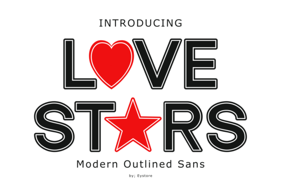 Love Stars: The Ultimate Display Font for Creative Projects