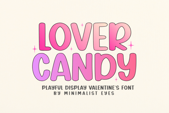 Lover Candy: A Valentine's Day Typeface for Editorial Design