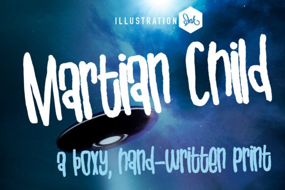 Martian Child: A Quirky Display Typeface for Bold Branding