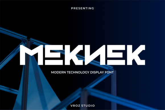 Meknek: The Modern Display Typeface for Bold Digital Brands