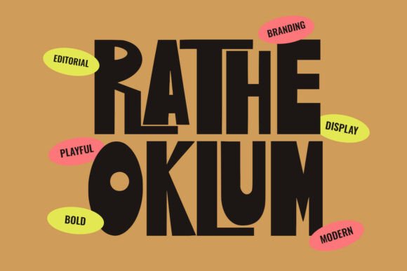 Rathe Oklum: The Bold Typeface for Standout Brand Identity