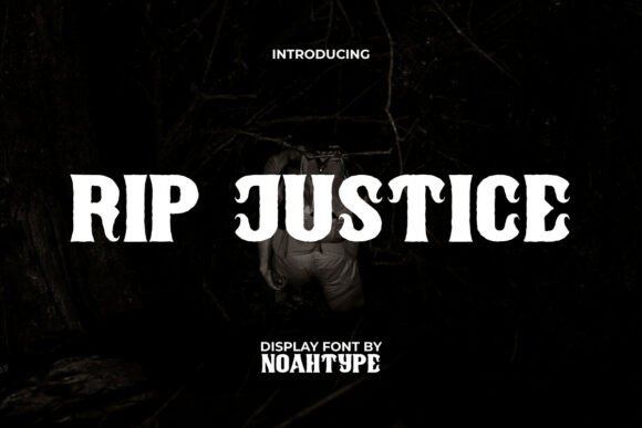 Rip Justice: The Horror Display Typeface for High-Impact Campaigns
