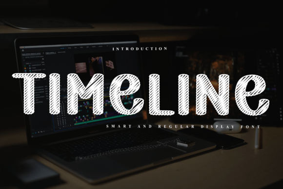 Timeline: A Beautiful Display Font for Creative Makers