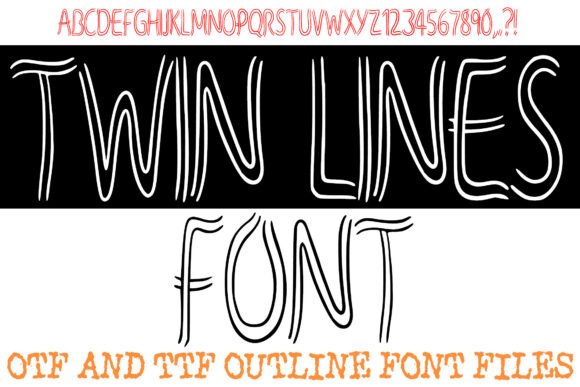 Upgrade Your Brand Identity with the Twin Lines Typeface
