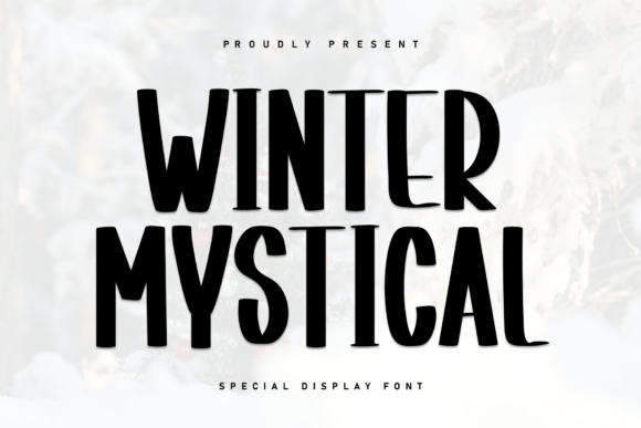 Winter Mystical: The Handwritten Display Font for Modern Web Design