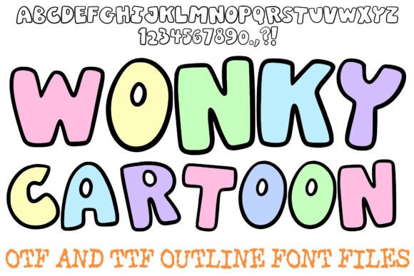 Wonky Cartoon: A Playful Typeface for Editorial Design